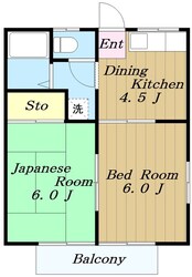 ハイツ野村の物件間取画像